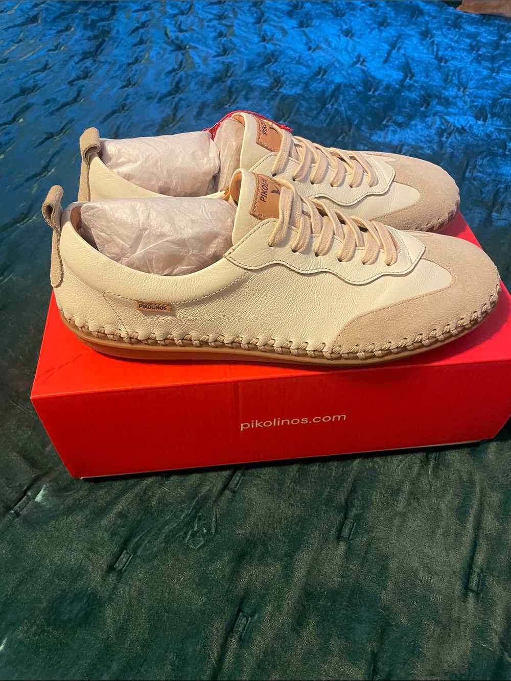 PIKOLINOS Paterna Unisex Off White Casual Sneakers - Picture 3 of 8